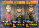 Funko Wacky Wobbler Bobble-Head Batman Classic TV Series Catwoman The Joker Set