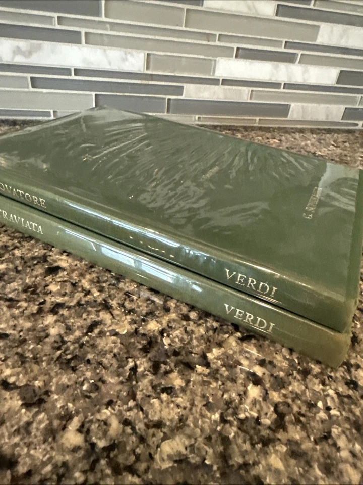 Verdi 🎶 Opera Vocal Score Set 2 HC La Traviata & Il Trovatore  G. Schirmer MINT - Image 3 of 4