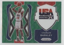 2021-22 Panini Prizm USA Basketball Green Wave Charles Barkley #9 HOF 18n9
