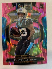 2025 Panini Select - Concourse Trevor Etienne #45 Pink Shock Prizm (RC)