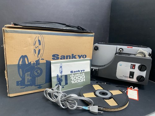 SANKYO DUALUX 1000 8MM SUPER 8/8 FILM PROJECTOR with Variable speed for telecine - Picture 1 of 23