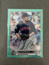 2022 Topps Chrome - Eli Morgan #62 Aqua Wave Refractor /199 (RC)