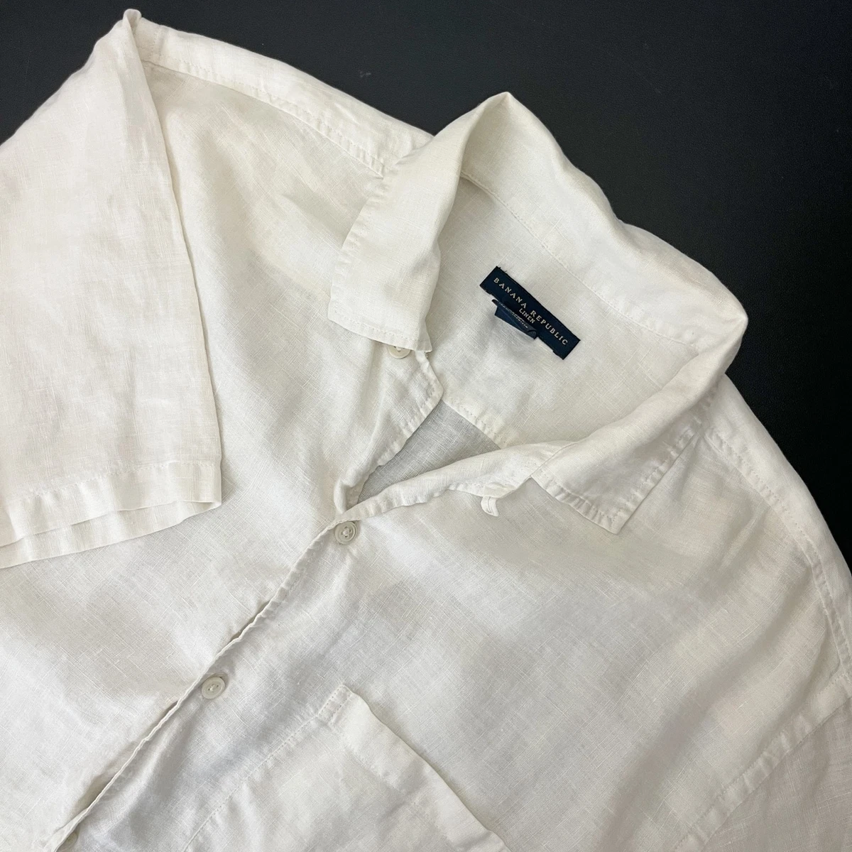 Banana Republic Linen Casual Button-Down Shirts for Men for sale