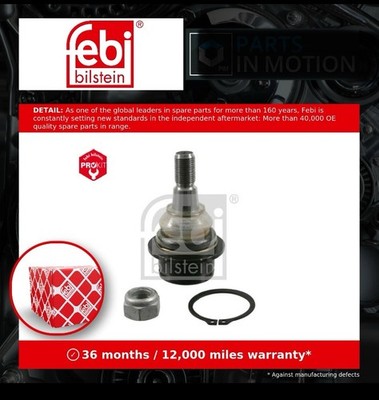 Ball Joint fits FORD TRANSIT CUSTOM V362 TDCi 2.2D Lower 2012 on Suspension Febi