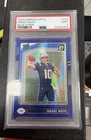 2024 Panini Donruss Optic - Rated Rookie Drake Maye #229 Blue Hyper Prizm (RC)