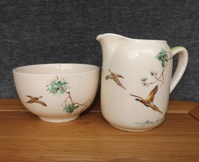 Royal Doulton '' The Coppice '' Milk Jig and Sugar Basic