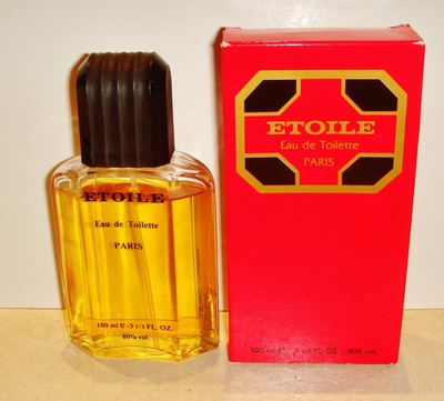 ETOILE  PARIS FRANCE  EAU DE TOILETTE USED 100 ML 3.4 FL. OZ BOTTLE Vintage