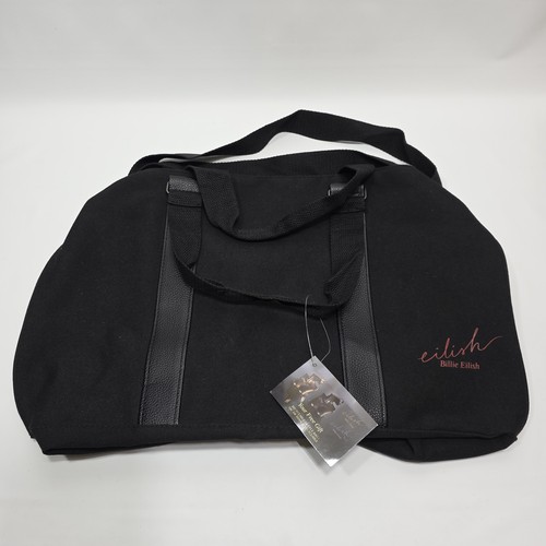 NWT Billie Eilish Duffle Bag Black Red Logo BRAND NEW