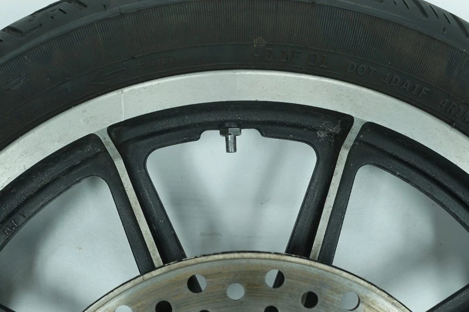 1986 Harley Sportster 883 Evolution OEM Front Wheel Rim Tire 100/90-16 57H 16" - Image 3 of 4