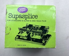 Vintage Boots Supasplice Film Splicer do folii 8mm, Super 8 i 16mm.