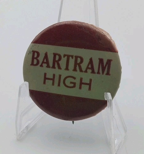 Vintage 1,25" Philadelphia Pennsylvania Bartram High School Button Pin Revers - Bild 1 von 2