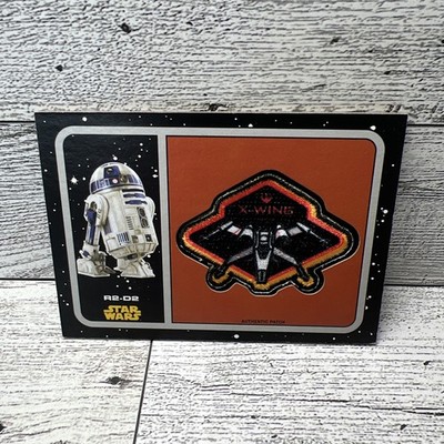 2015 Star Wars R2-D2 Patch Card Journey To Force Awakens Collectible P-8 Topps