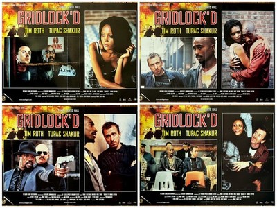 FOTOBUSTA SET COMPLETO MANIFESTO CINEMA GRIDLOCK'D ROTH THRILLER FILM CULT MOVIE