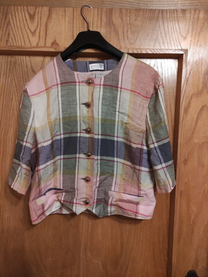 Basler Jacke Gr.38 Kariert Bunt.       1852
