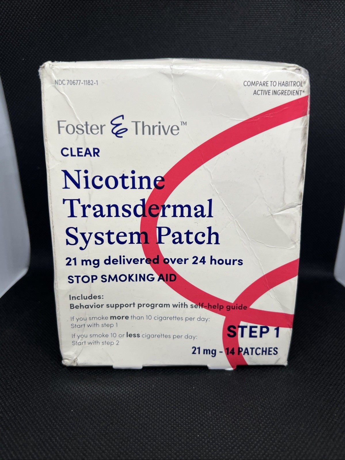 Foster & Thrive Nicotine Transdermal System Patch 21mg 14 Patches (2 Boxes)