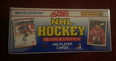 1990 SCORE NHL HOCKEY FACTORY Sealed COMPLETE SET 445 Cards LINDROS