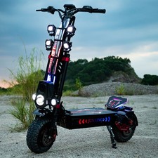 10000W Dual Motor Electric Scooter Offroad Foldable 13  E-Scooter 60V 40AH 55MPH