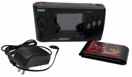 WORKS! ALL ORIGINAL Vintage SEGA Genesis Nomad MK-6100 Console & NFL Football 94