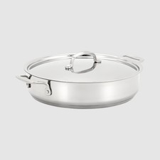 Image of Stellar 28cm.sauteuse Pan 7000,non Stick STAINLESS STEEL TWIN HANDLES