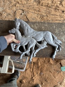 Vintage Weather Vane Topper Mailbox Topper Aluminum 16” Wide