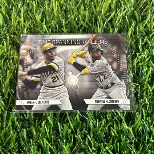 2023 Topps Time Spanning Tandems Roberto Clemente Andrew McCutchen HOF A80
