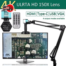 4K Microscope 48MP Digital Microscope for Electronics USB Industrial Cameras HDM