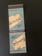 Vintage Matchbook “Abraham & Straus - New York World’s Fair” Brooklyn