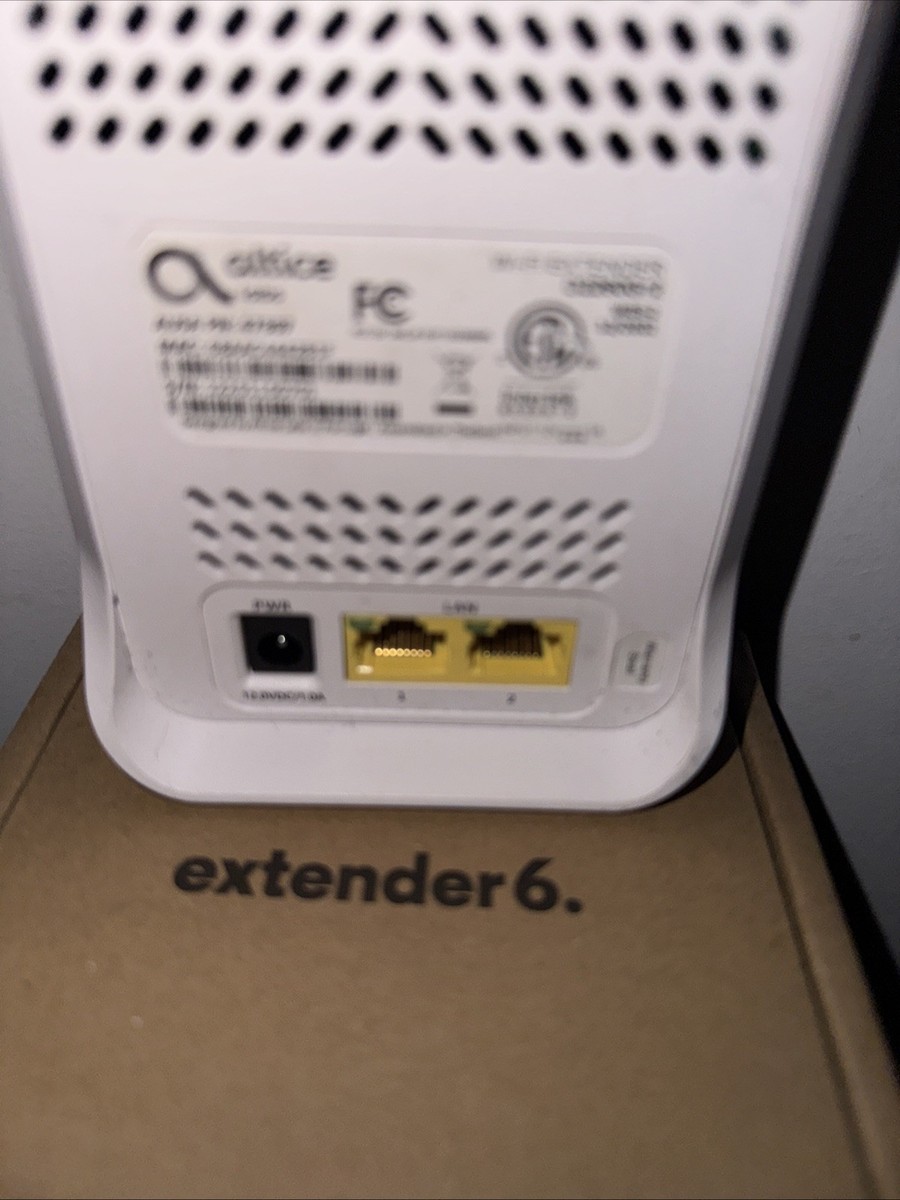 Altice D2260G Dual-Band Wi-Fi 6 Extender - Dual Gigabit Ethernet