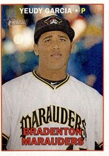 2016 Topps Heritage Minor League #128 Yeudy Garcia Near Mint