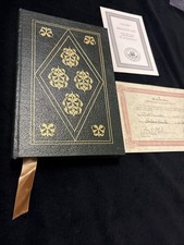 EASTON PRESS Shoeless Joe WP Kinsella SIGNED Leather Baseball Field of Dreams