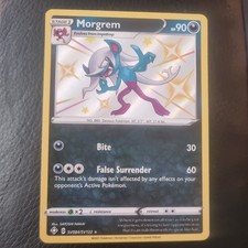 Pokemon Card Morgrem SV084/SV122 Shining Fates Shiny Vault Holo 