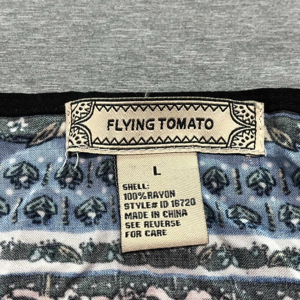 Vestido de Sol Tomate Volador Mujer L Boho Abstracto Floral Gitano Hippie Ocasión Indie Foto 2 de 4