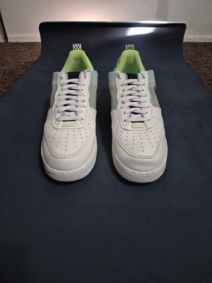 NIKE AIR FORCE 1 REACT SAIL-BLACK-BARELY-VOLT MENS 14 SHOES DM0573-101