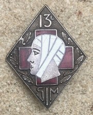 13° Section d’Infirmiers Militaires, émail 1939