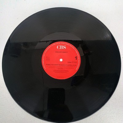 Gregory Abbott Shake You Down Year 1986 45 LP Extended Club Mix RARE No Jacket