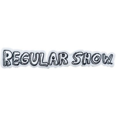 Patch C&D Visionary - Regular Show Logo Sign 4.5''x0.8'' NEW Iron-On Embroidered