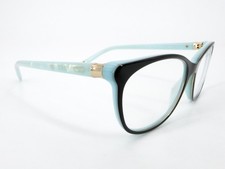 Tiffany Co TF 2135 Eyeglasses FRAMES 8163 Black 52 16-140 Pearl Blue N123