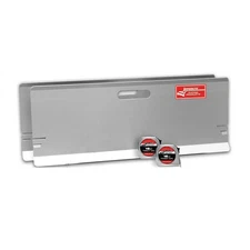 Longacre 79501, toe plates, aluminum, natural, PAIR