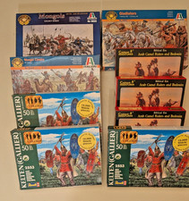 Kelten Mongolen Araber 1:72 Figuren Konvolut 9 Packungen verschiedene Hersteller