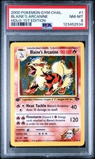 Pokemon Blaine's Arcanine Gym Challenge 1st Edition Holo Rare #1 PSA 8 on eBay