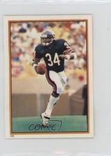 1985 Topps Album Stickers Coming Soon Walter Payton #156 HOF 5cb
