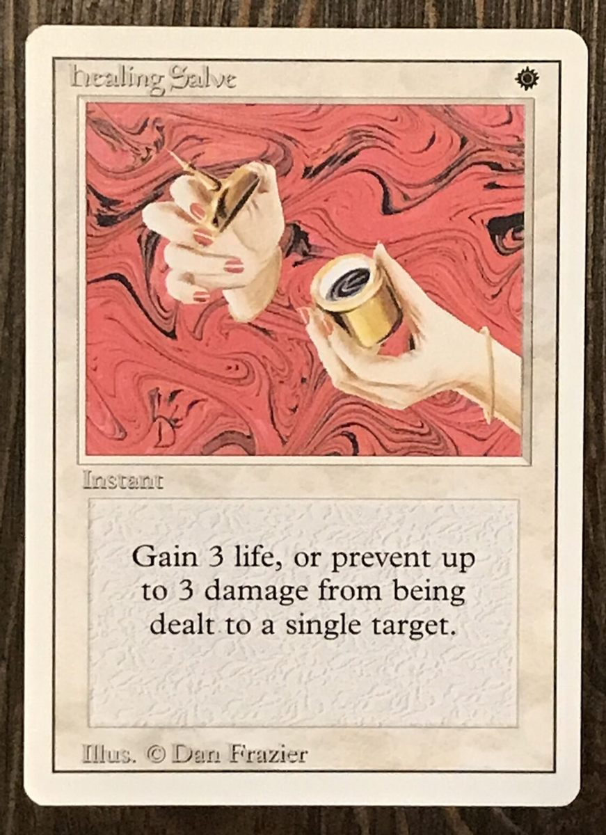 MTG - Magic the Gathering - Revised Edition (1994) - Healing Salve