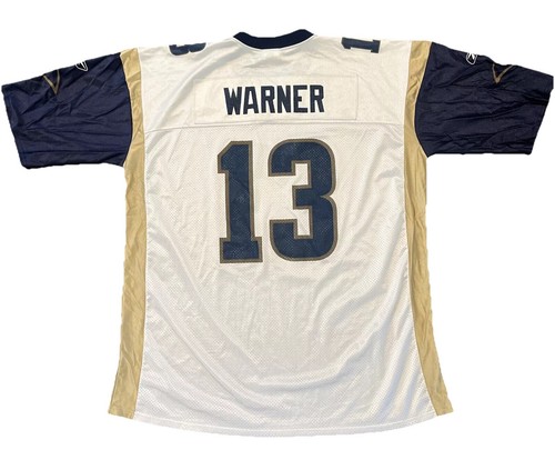 Rams Jersey 2XL Kurt Warner Mens Reebok White
