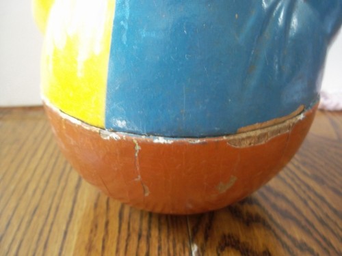 Schoenhut Paper Mache 12” Clown Roly Poly Fair Condition - Picture 7 of 11