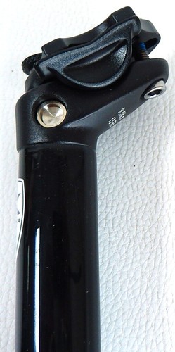 Tubo Sella Kuota In Carbonio Diametro 27.2 Nero/Bianco Lunghezza 400 Mm Nuovo - Foto 3 di 5