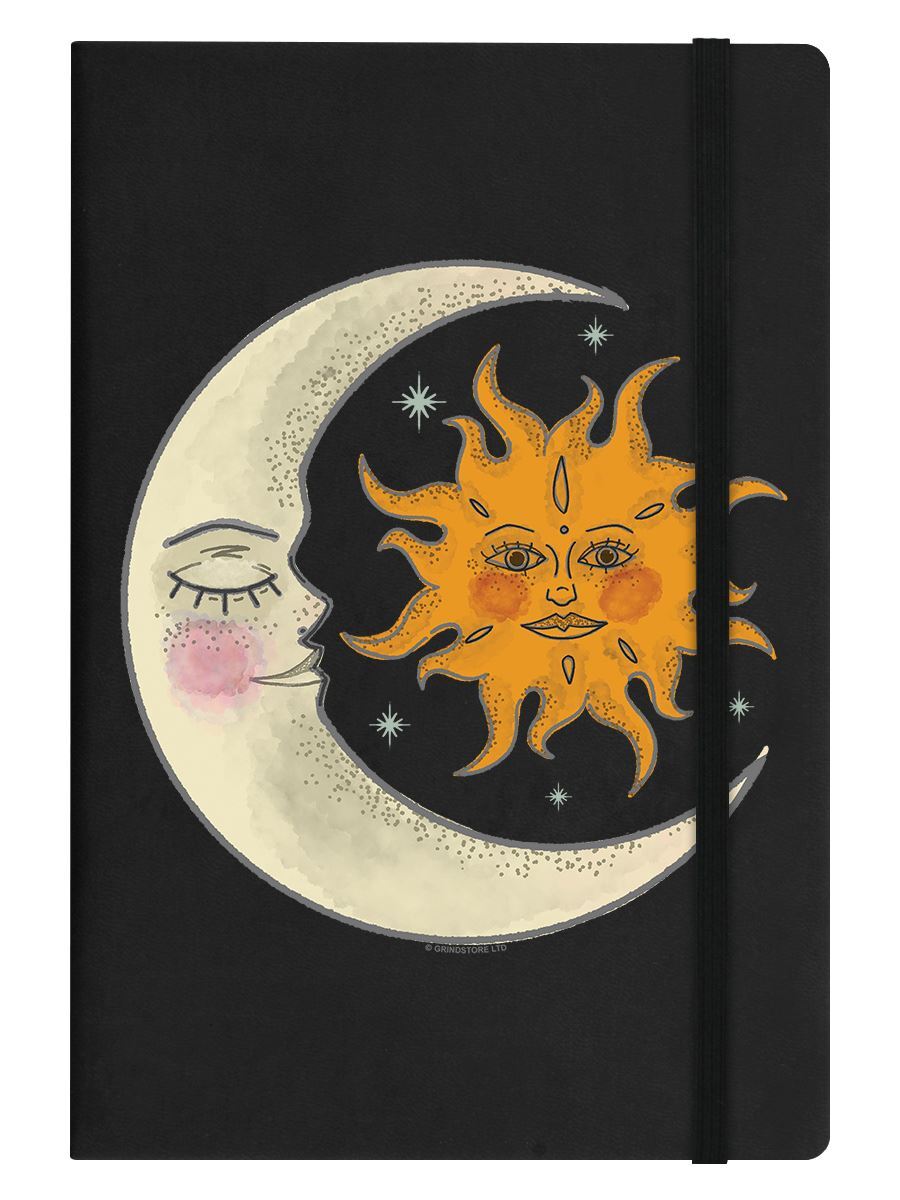 Notebook Ethereal Night & Day A5 Hard Cover Black 14x21cm