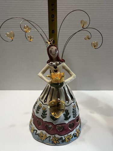 Porte lampe à thé Clayworks par Heather Goldminc "Reen of sisters" Blue Sky 2009 - Photo 2/9
