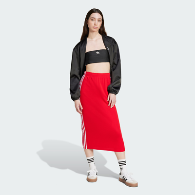 人気スカート新作カラー【Adidas】Knit Skirt Red adidas WMNS Originals Knit Skirt Better Scarlet IY7280 Japan