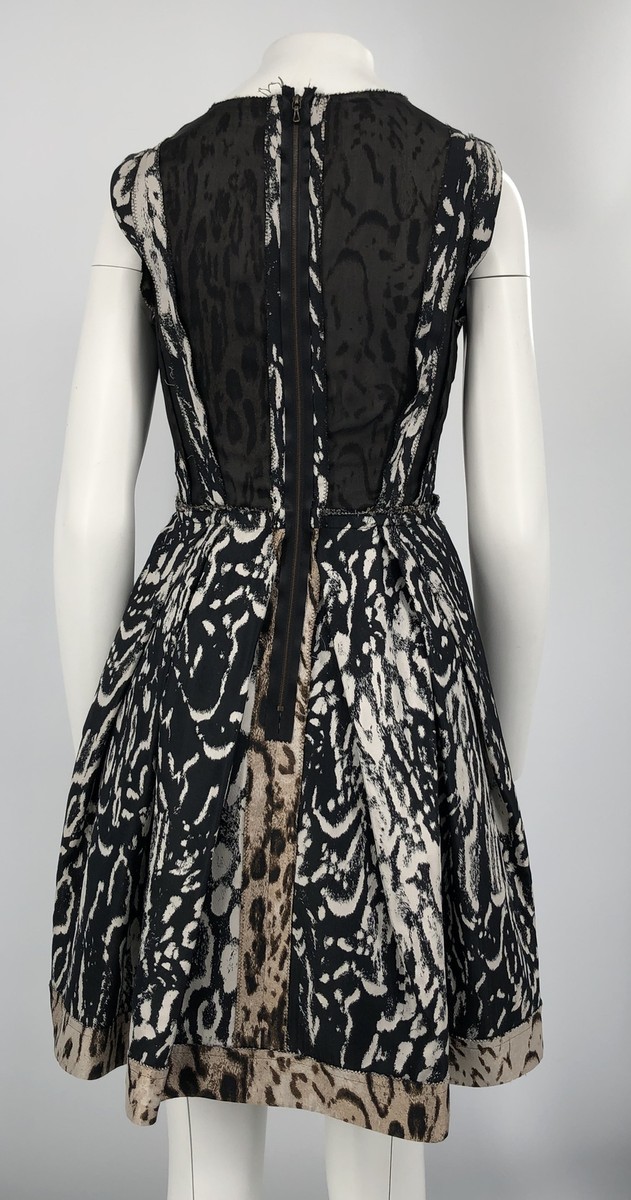 lanvin leopard dress
