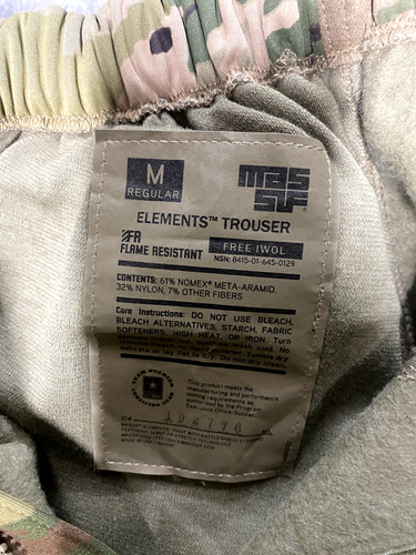 MASSIF IWOL FR OCP Multicam ELEMENTS Trousers Medium Regular - Picture 5 of 5